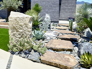 完成した玄関アプローチ