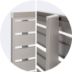 エバーアートフェンスと連結可能