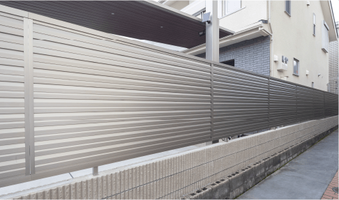 エバーアートフェンスセンシア 横ルーバー