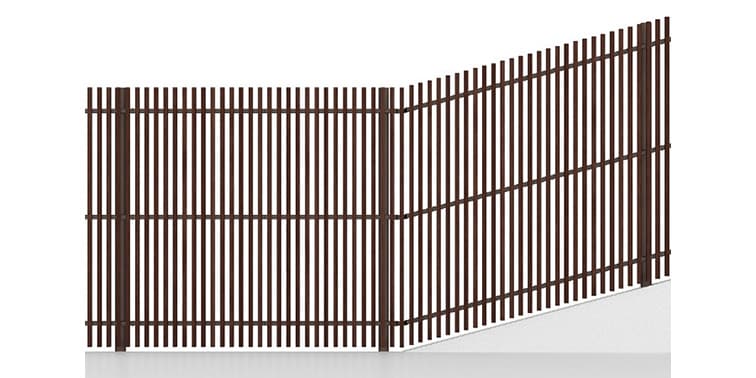 フェンスAR　レベル〜傾斜