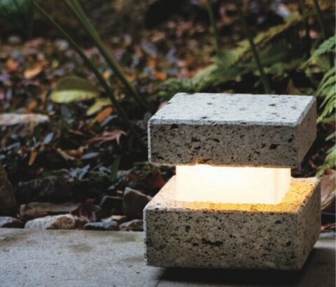 エクステリア LEDガーデンライト　大谷石 R15高演色 クラス2