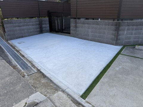 福岡市南区I様邸 外構リフォーム -スマートで上質な駐車空間へ再構築