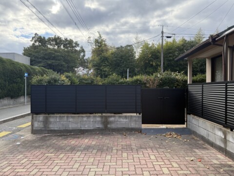 福岡市南区玉川K様邸 外構リフォーム-バイクライフを快適にするスマートアプローチへ