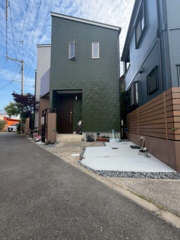 福岡県福岡市早良区N様邸 外構リフォーム-雑草ゼロを叶えるコンクリート×砂利目地